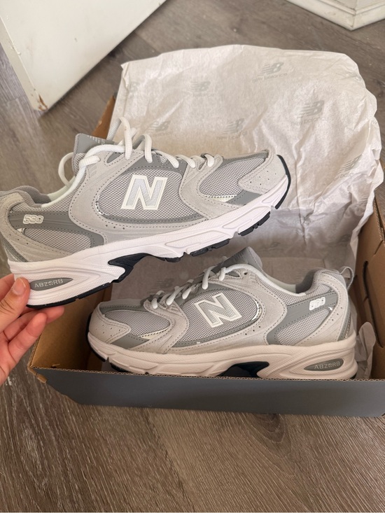 New Balance Other - New Balance 530 Light Gray and White Athletic Sneakers